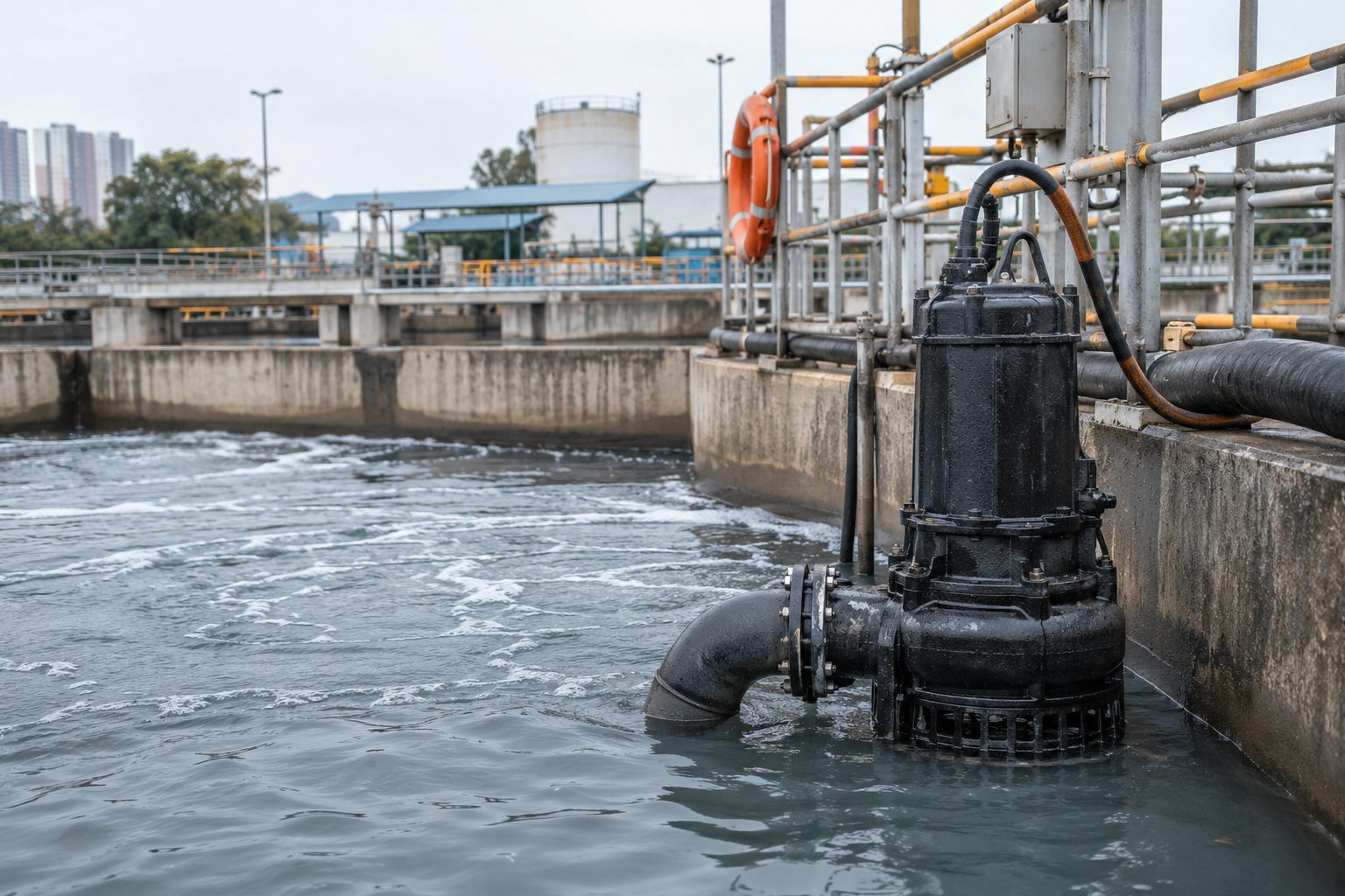 Sewage Dewatering Pump on Hire